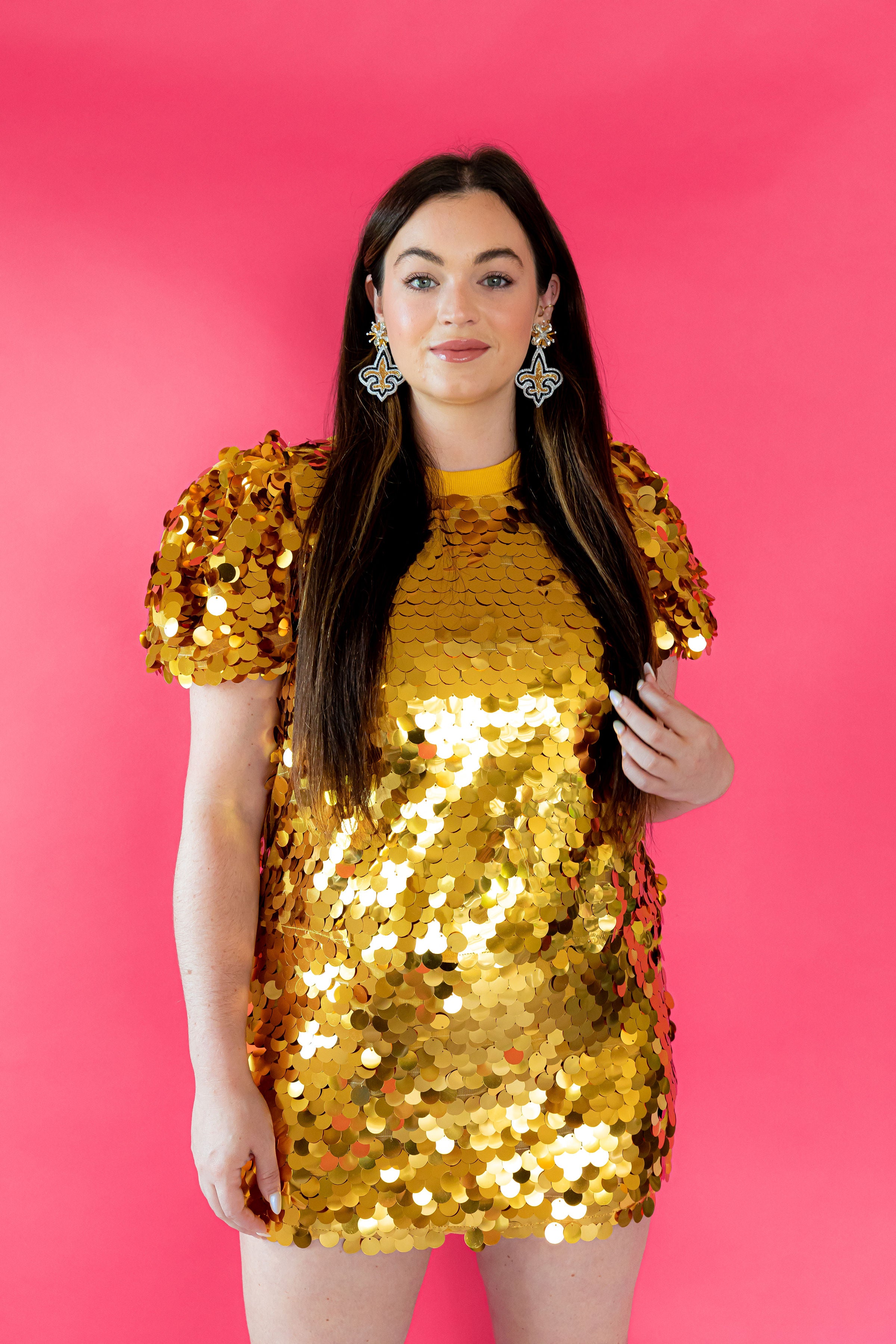 Queen of Sparkles - Fleur De Lis Dress – Golden Lily