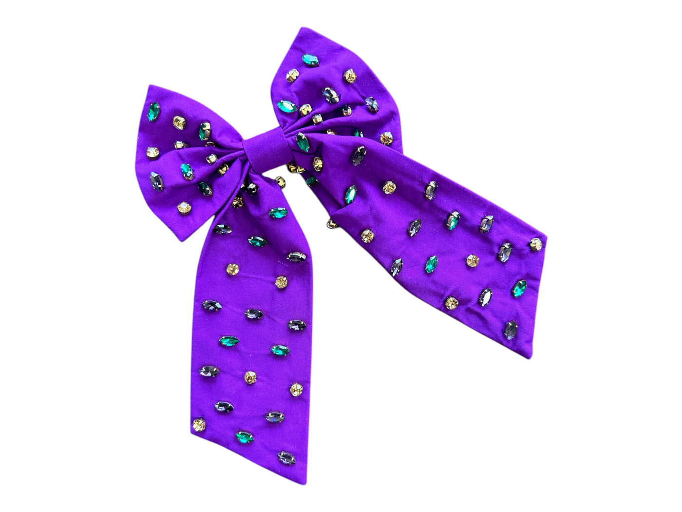 Bow - Mardi Gras Rhinestone