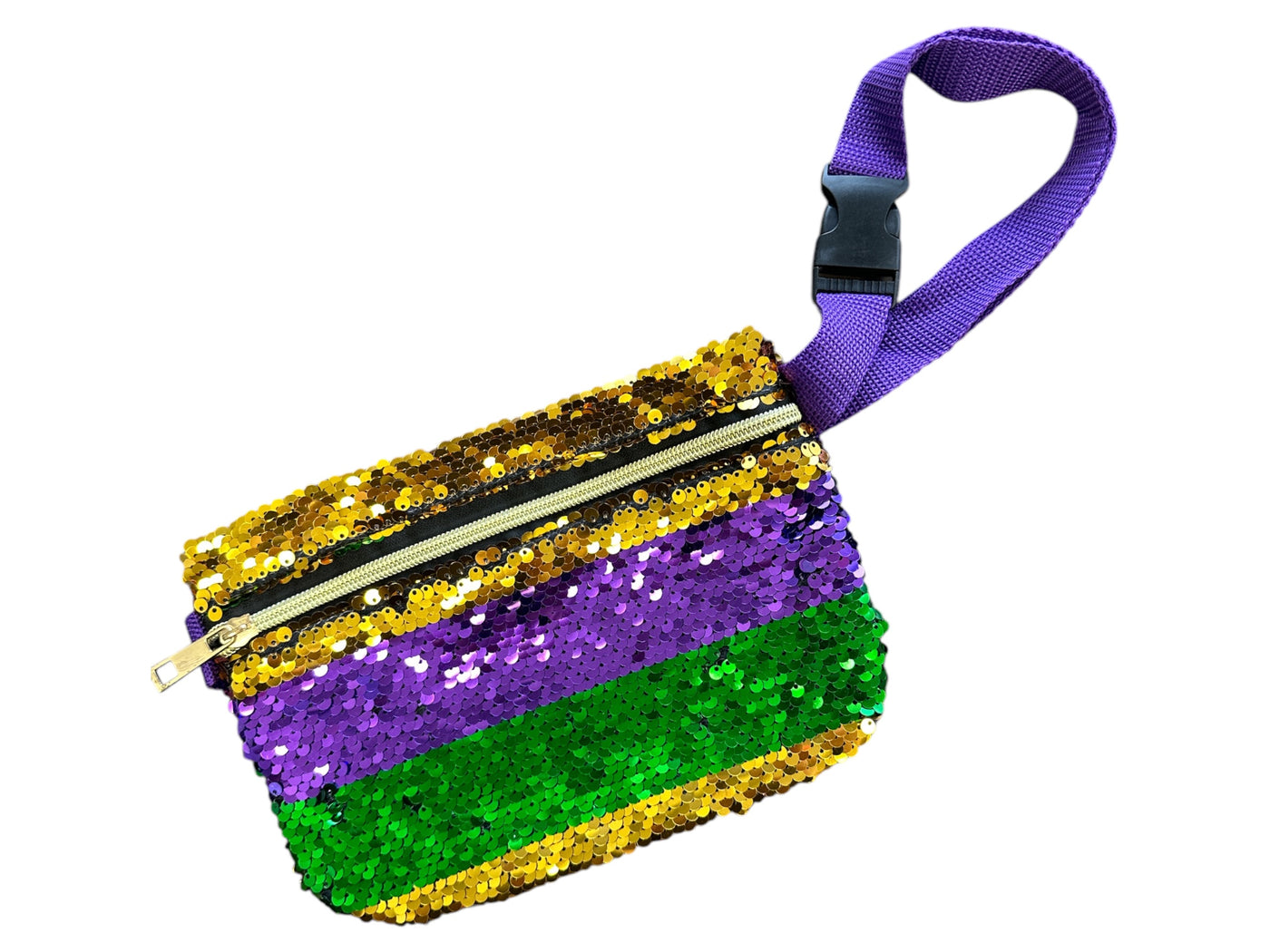 Mardi Gras Sequin Fanny Pack