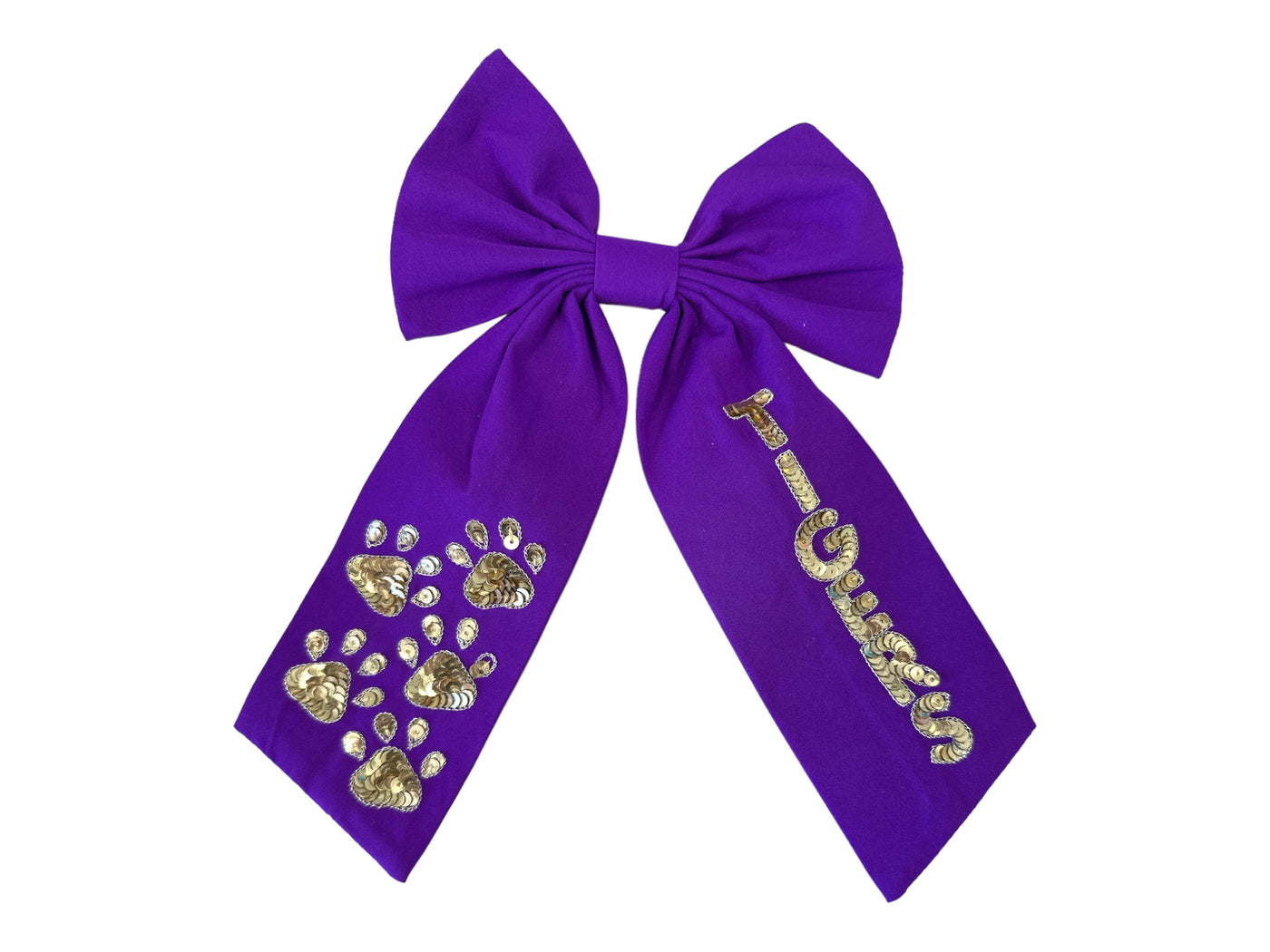 Bow - Tigers - Purple and Gold